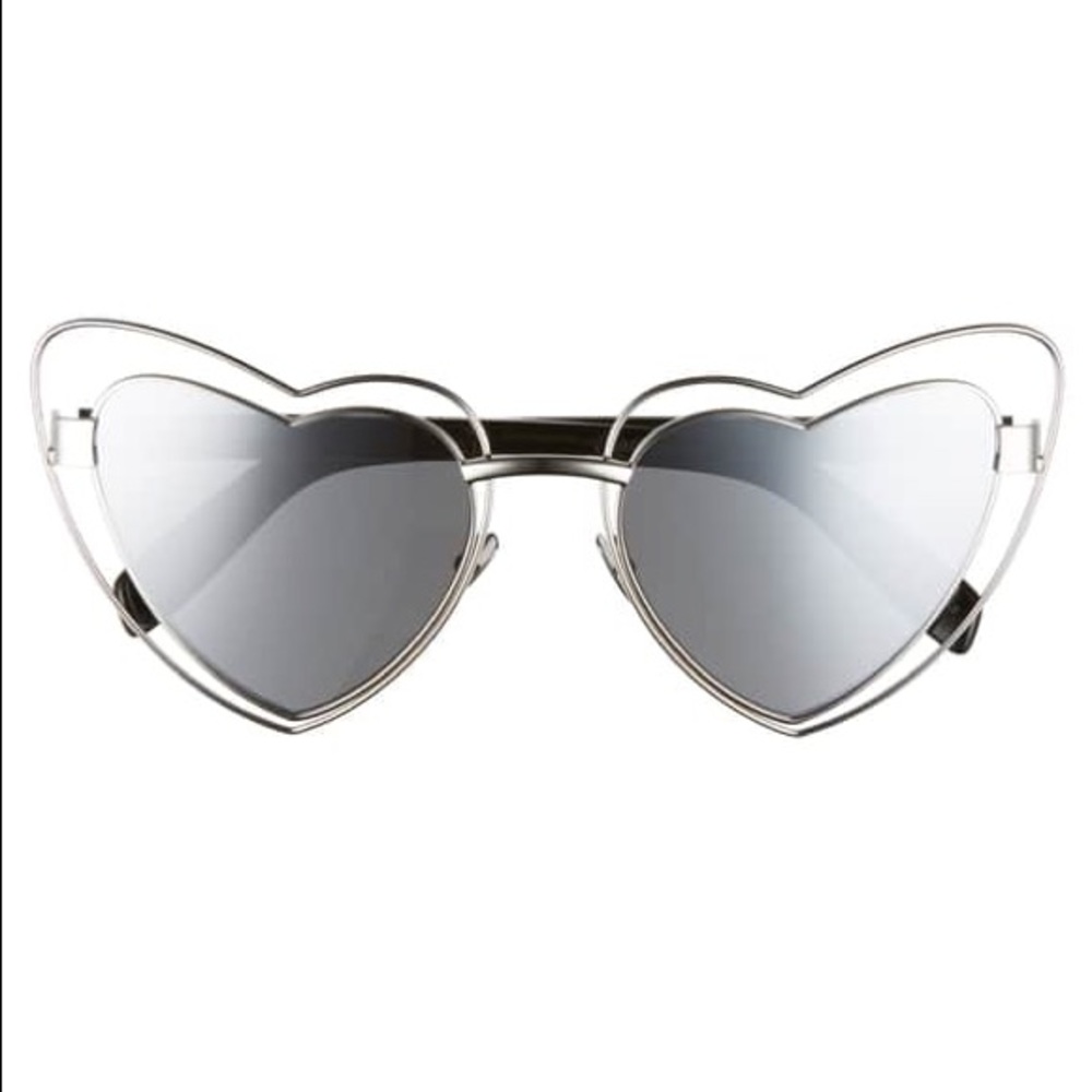 YSL heart shaped glasses